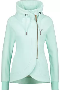 Толстовка alife and kickin, Shirtjacke MerylAK A, цвет mint melange