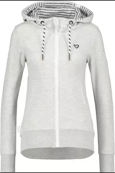 Толстовка alife and kickin Sweatjacke, Kapuzensweatjacke JessyAK, цвет cloudy