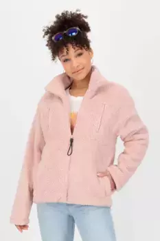 Толстовка Alife & Kickin "LiobaAK G Teddy Sweat Jacket женская толстовка, куртка", цвет Blossom