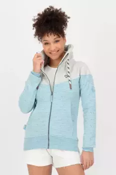 Толстовка Alife & Kickin "ValinaAK Sweat Jacket женская толстовка, куртка", цвет Ice