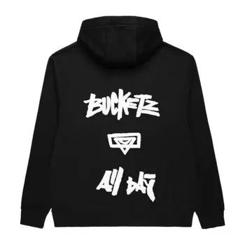 Толстовка All Day Hoody Bucketz, цвет Schwarz/Weiss