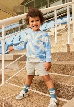 Толстовка ALL OVER PRINT REGULAR FIT Next, цвет blue tie dye