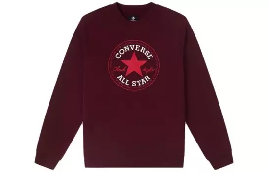 Толстовка All Star унисекс бордового цвета Converse, цвет Burgundy