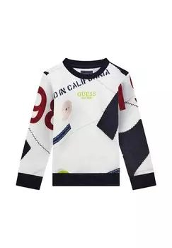 Толстовка ALLOVER-PRINT Guess, синий