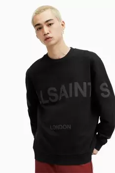 Толстовка Allsaints biggy с круглым вырезом All Saints, черный
