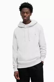 Толстовка Allsaints через голову с вороновым узором All Saints, серый