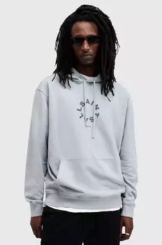 Толстовка AllSaints TIERRA из хлопка, синий