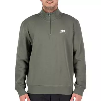 Толстовка Alpha Industries 108308 Half Zip, зеленый