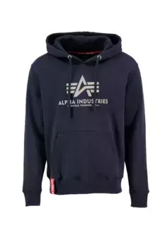 Толстовка Alpha Industries " Alpha Industries Мужчины - Толстовки Базовая толстовка со светоотражающим принтом", синий