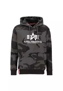 Толстовка Alpha Industries " Alpha Industries Мужчины - Толстовки Basic Hoody Camo", черный