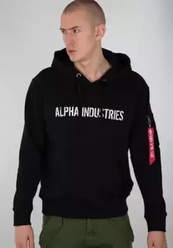 Толстовка Alpha Industries " Alpha Industries Мужчины - Толстовки RBF Moto Hoody", черный