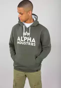 Толстовка Alpha Industries " Alpha Industries Мужчины - Толстовки с капюшоном из пенопласта с принтом ", оливковый