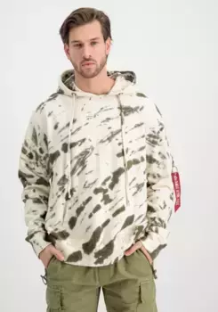 Толстовка Alpha Industries " Alpha Industries Мужчины - Толстовки Tie Dye Hoody", оливковый