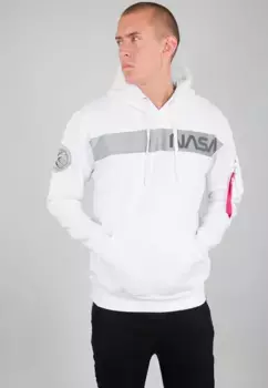 Толстовка Alpha Industries " Alpha Industries Мужчины - Толстовки NASA RS Hoody", белый