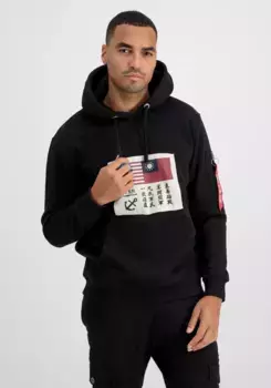 Толстовка Alpha Industries " Alpha Industries Мужчины - Толстовки USN Blood Chit Hoody", черный
