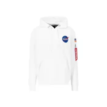 Толстовка Alpha Industries " Alpha Industries Мужчины - Толстовки Толстовка с капюшоном "Космический челнок", белый