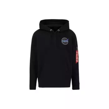 Толстовка Alpha Industries " Alpha Industries Мужчины - Толстовки Толстовка с капюшоном "Космический челнок", черный