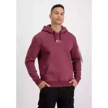 Толстовка Alpha Industries " Alpha Industries Мужчины - Толстовки Organics EMB Hoody", бордовый