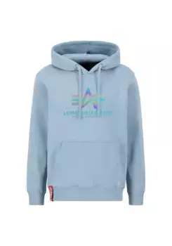 Толстовка Alpha Industries " Alpha Industries Мужская - Толстовка Basic Hoody с радужным принтом Арт, синий