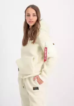 Толстовка Alpha Industries " Alpha Industries Женская - Толстовки Teddy Hoody Wmn", кремовый
