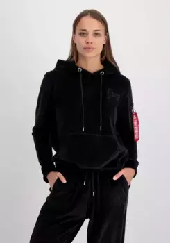 Толстовка Alpha Industries " Alpha Industries Женская - Толстовки Terry Hoody Wmn", черный
