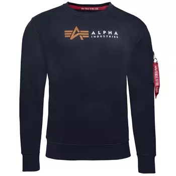 Толстовка Alpha Industries Alpha Label Sweater, синий