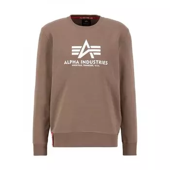 Толстовка Alpha Industries Basic, коричневый