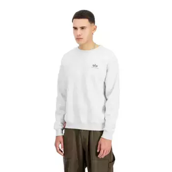 Толстовка Alpha Industries Basic Small Logo, серый