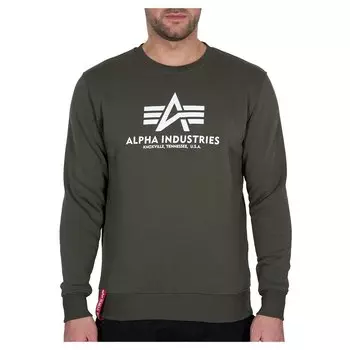 Толстовка Alpha Industries Basic, зеленый