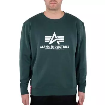 Толстовка Alpha Industries Basic, зеленый