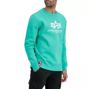 Толстовка Alpha Industries Basic, зеленый