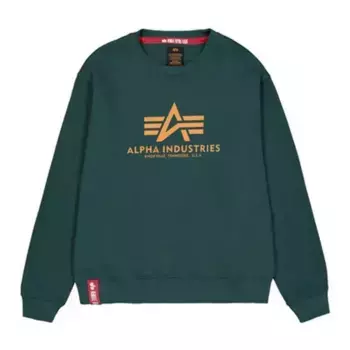 Толстовка Alpha Industries Basic, зеленый