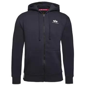 Толстовка Alpha Industries Basic Zip Hoody SL, синий