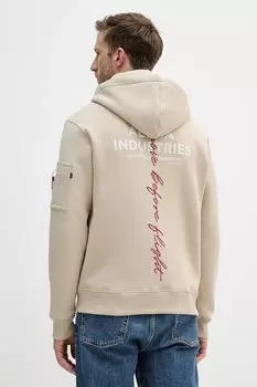 Толстовка Alpha Industries, бежевый