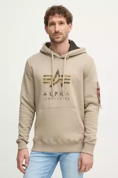 Толстовка Alpha Industries, бежевый
