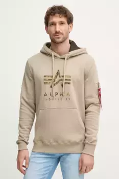 Толстовка Alpha Industries, бежевый