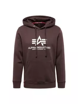 Толстовка ALPHA INDUSTRIES, цвет Chocolate