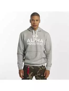 Толстовка Alpha Industries, цвет grey heather