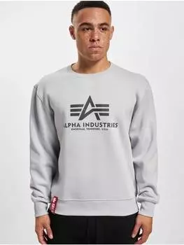 Толстовка Alpha Industries, цвет pastel grey