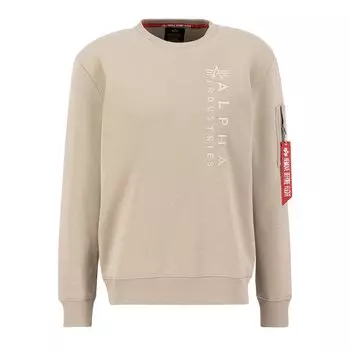 Толстовка Alpha Industries Emb, бежевый