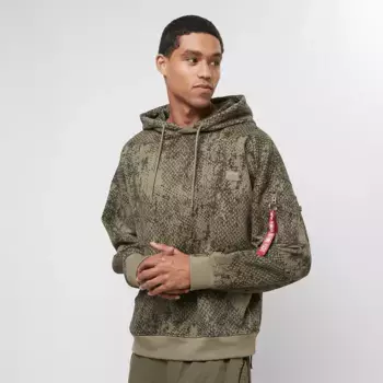 Толстовка Alpha Industries Essentials Relaxed Hoody Camo, камуфляж/камуфляж