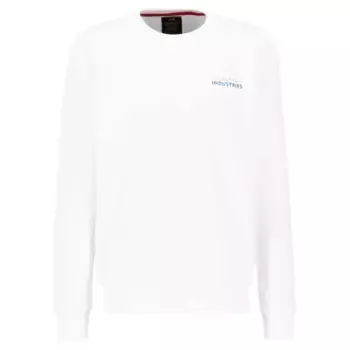 Толстовка Alpha Industries Holographic Sl, белый