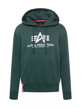 Толстовка Alpha Industries, изумрудный