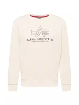 Толстовка Alpha Industries, крем