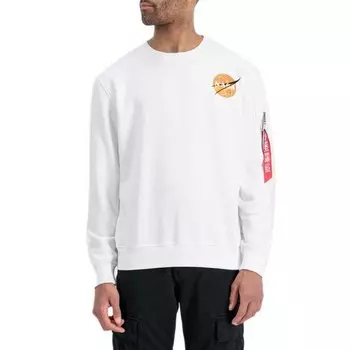 Толстовка Alpha Industries Nasa Davinci, белый