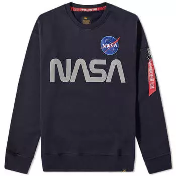 Толстовка Alpha Industries NASA Reflective Crew Sweat