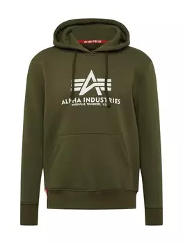 Толстовка Alpha Industries, оливковый