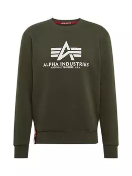 Толстовка Alpha Industries, оливковый