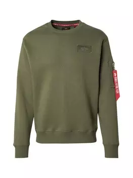 Толстовка ALPHA INDUSTRIES, оливковый