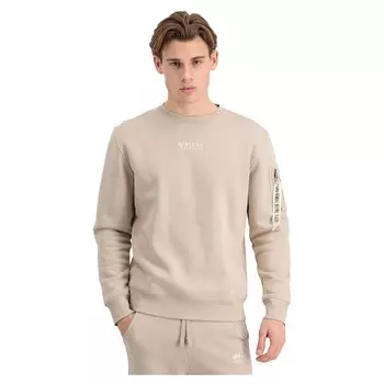 Толстовка Alpha Industries Organics EMB, бежевый